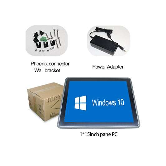 IWILL 15" A500 Intel Whiskey Lake U Series EMBEDDED INDUSTRIAL FLAT PANEL PC