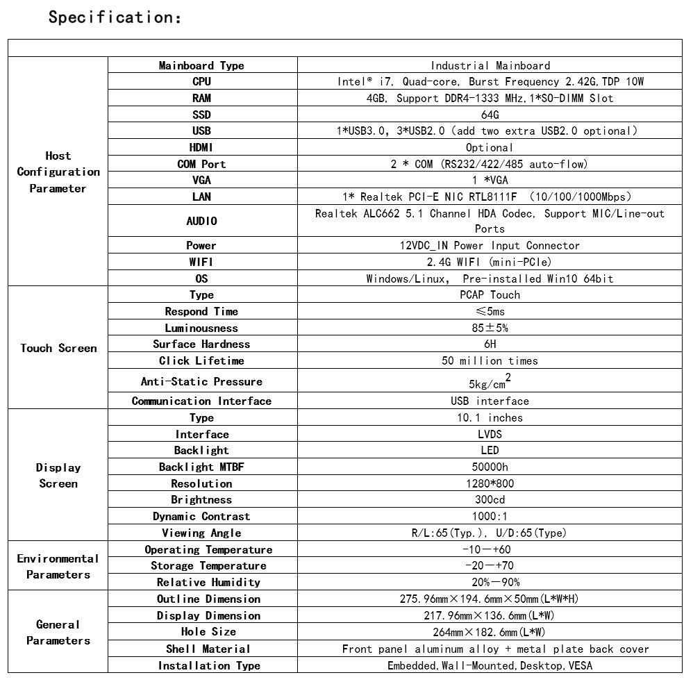 spec