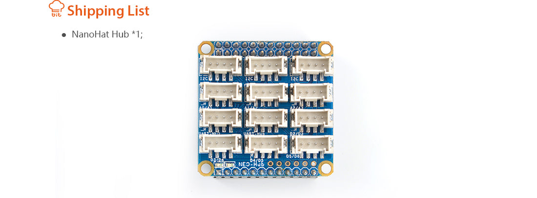 Friendly Elec NanoHat Hub for NanoPi NEO/NEO2/Air/NEO Plus2