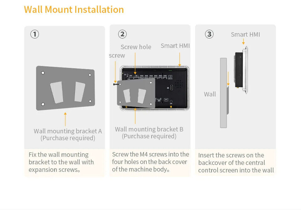 7" inch RK3288 2x INT SPK All in One HMI Android Panel PC, ControlHUB Series, IPS LCD, ABS Larger Frame