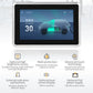 7" inch RK3288 2x INT SPK All in One HMI Android Panel PC, ControlHUB Series, IPS LCD, ABS Larger Frame