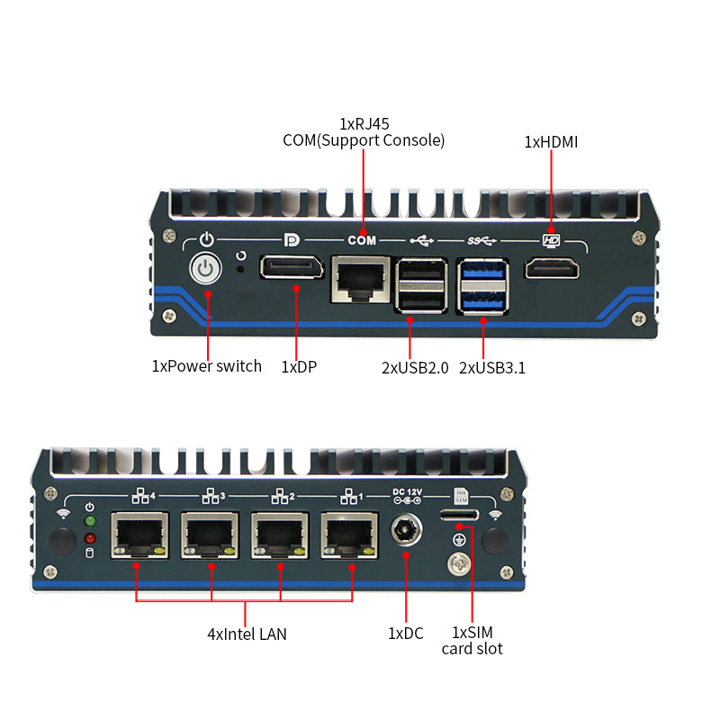 IWILL N1141 Intel Celeron J6412 Industrial Mini PC