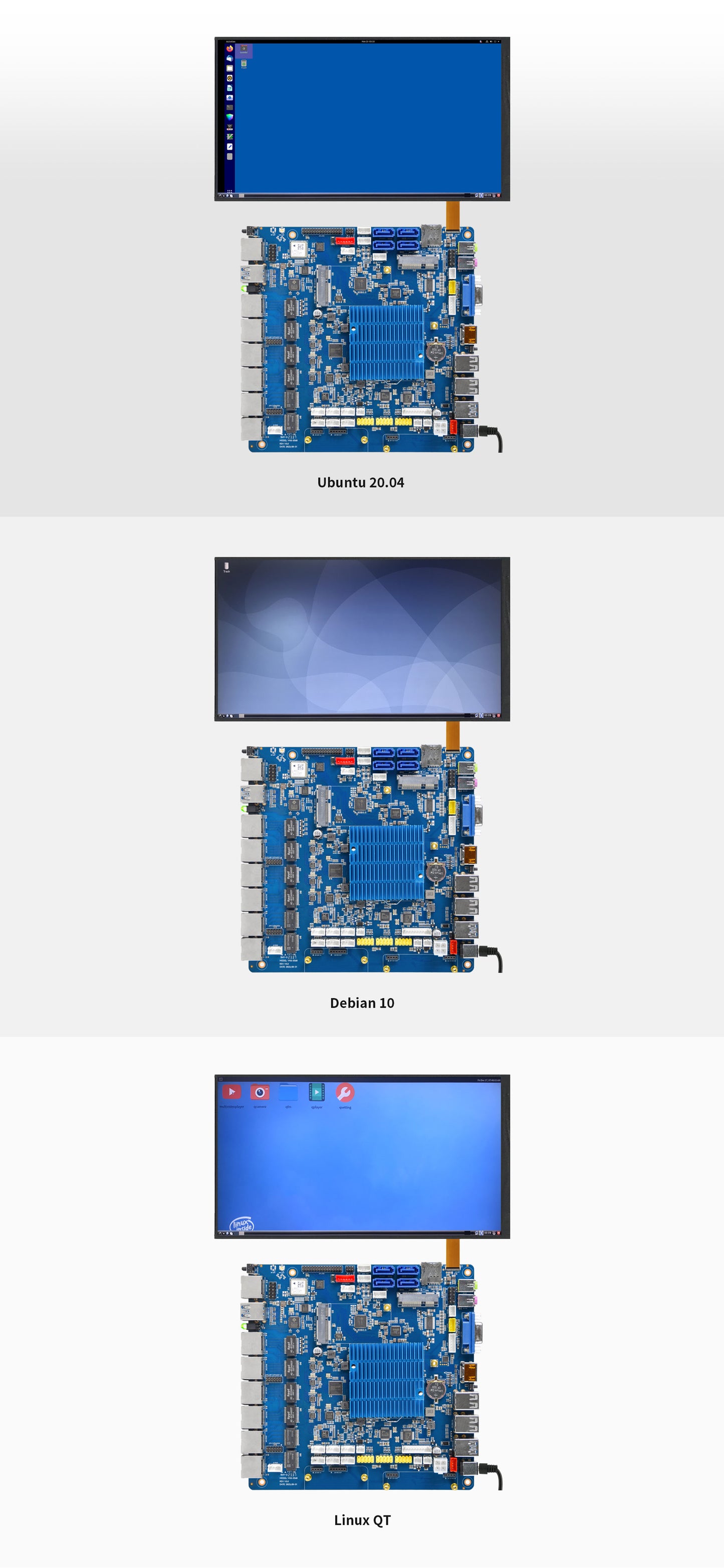 RK3568 Multi-Network Development Motherboard VSN-3568