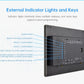 10.1" inch RK3288 2x INT SPK All in One HMI Android Panel PC, ControlHUB Series, IPS LCD, ABS Frame