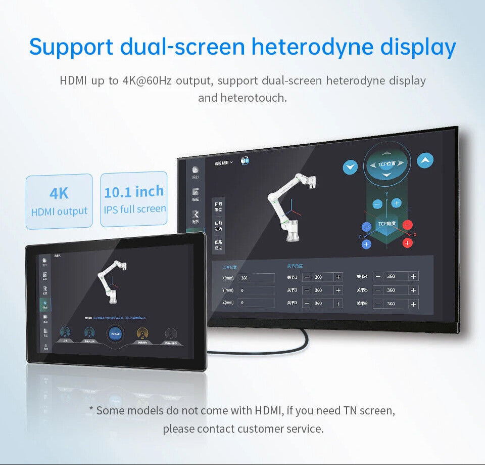 10.1" inch RK3288 2x INT SPK All in One HMI Android Panel PC, ControlHUB Series, IPS LCD, ABS Frame