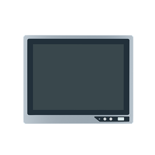 17" inch Industrial Display with Capacitive Touch - Mount Type J - Front