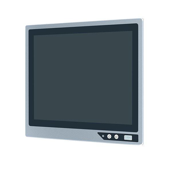 10.1" inch Industrial Flat Panel PC Windows J1900 4GB DDR3 64GB All In One PC with Capacitive Touch – Mount Type J - Front Power Switch - 1