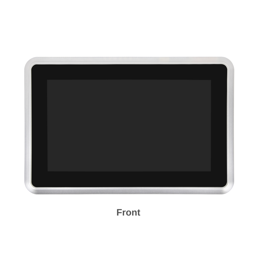 7" inch RK3568 2x INT SPK All in One HMI Android Panel PC, ControlHUB Series, IPS LCD, ABS Larger Frame
