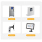 7" inch RK3288 2x INT SPK All in One HMI Android Panel PC, ControlHUB Series, IPS LCD, ABS Larger Frame