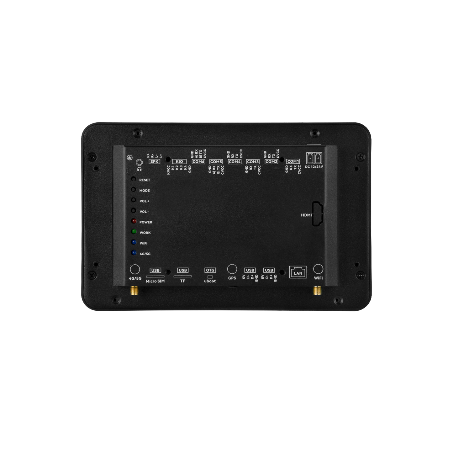7" inch RK3288 All in One HMI Android Panel PC, ControlHUB Series, IPS LCD, ABS Frame