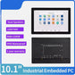 10.1" inch RK3568 2x INT SPK All in One HMI Android Panel PC, ControlHUB Series, IPS LCD, ABS Frame
