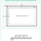 10.1" inch A133P All in One HMI Android Panel PC, ControlHUB Series, IPS LCD, AL Frame