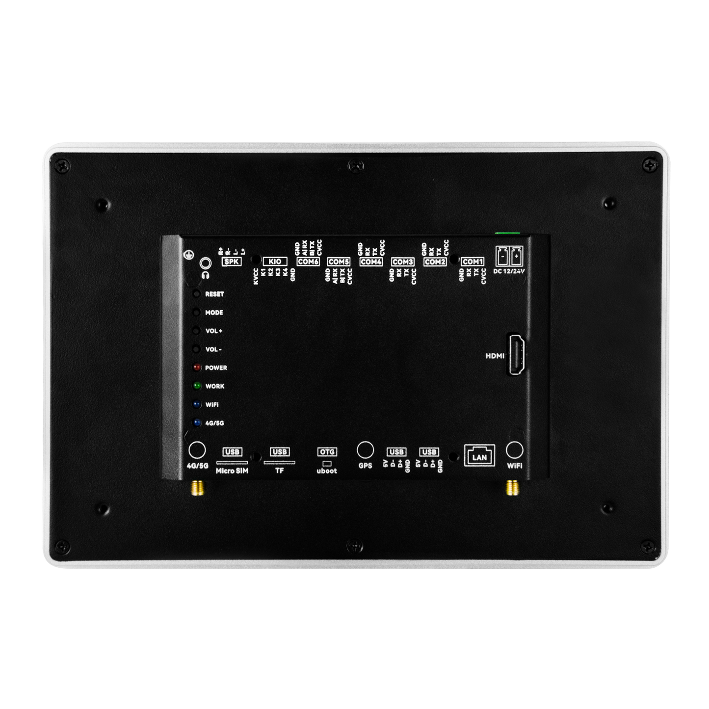 10.1" inch RK3288 All in One HMI Android Panel PC, ControlHUB Series, IPS LCD, AL Frame