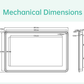 7" inch A133P All in One HMI Android Panel PC, ControlHUB Series, IPS LCD, AL Frame