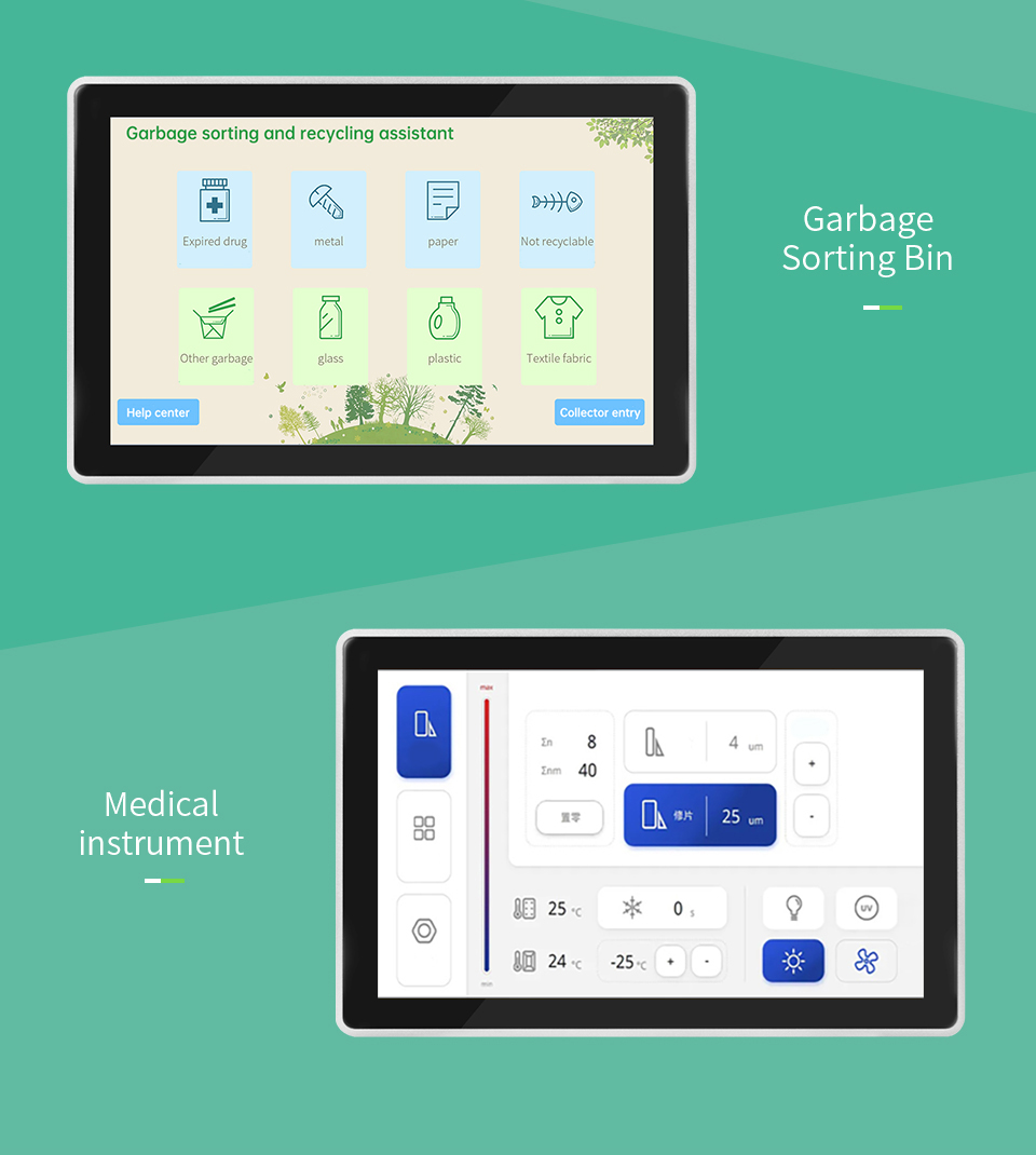 10.1" inch RK3288 All in One HMI Android Panel PC, ControlHUB Series, IPS LCD, AL Frame