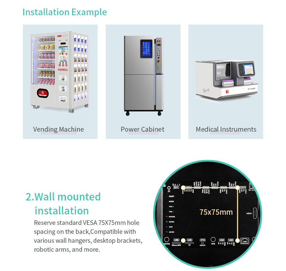 10.1" inch RK3288 All in One HMI Android Panel PC, ControlHUB Series, IPS LCD, AL Frame