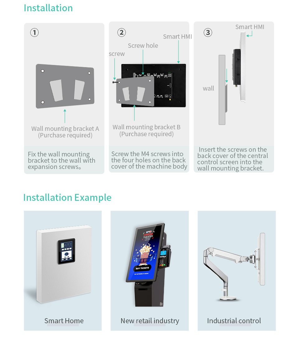 10.1" inch RK3288 All in One HMI Android Panel PC, ControlHUB Series, IPS LCD, AL Frame