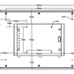 10.1" inch A133P All in One HMI Android Panel PC, ControlHUB Series, IPS LCD, ABS Frame