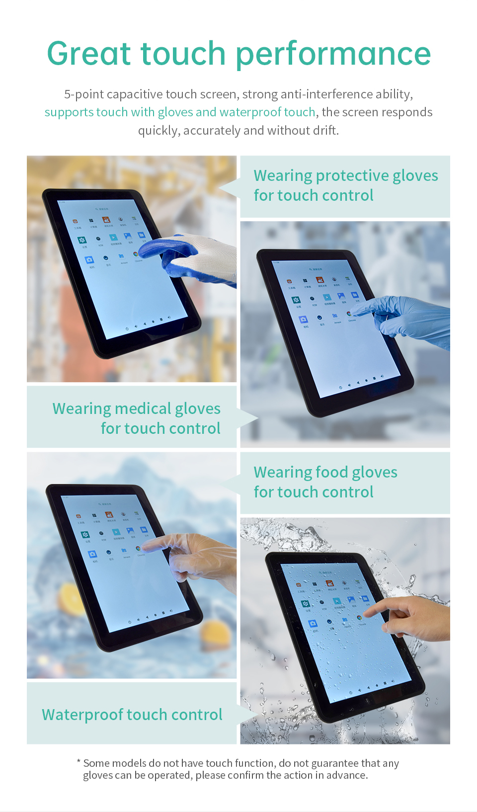 10.1" inch RK3288 All in One HMI Android Panel PC, ControlHUB Series, IPS LCD, ABS Frame