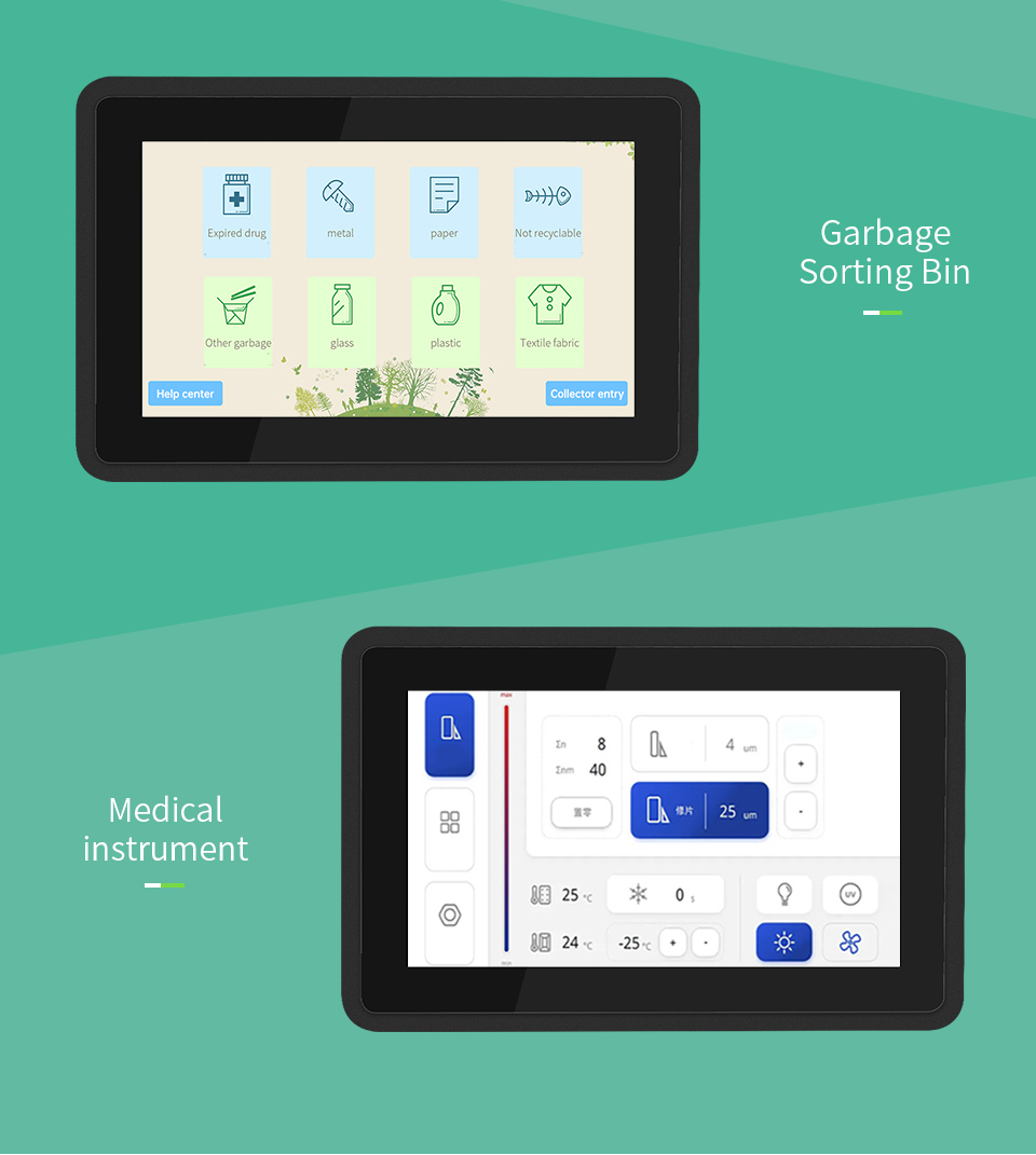 10.1" inch RK3288 All in One HMI Android Panel PC, ControlHUB Series, IPS LCD, ABS Frame
