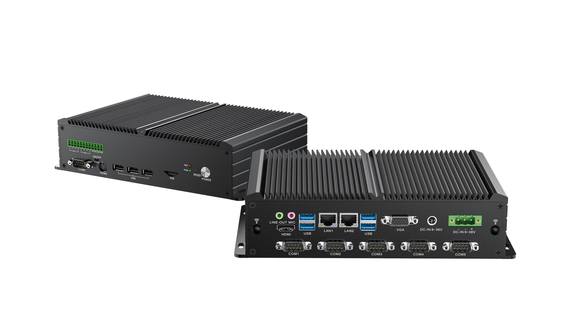 Darveen MBC-2500 Intel Core I7 Fanless Industrial Embedded Box Computer