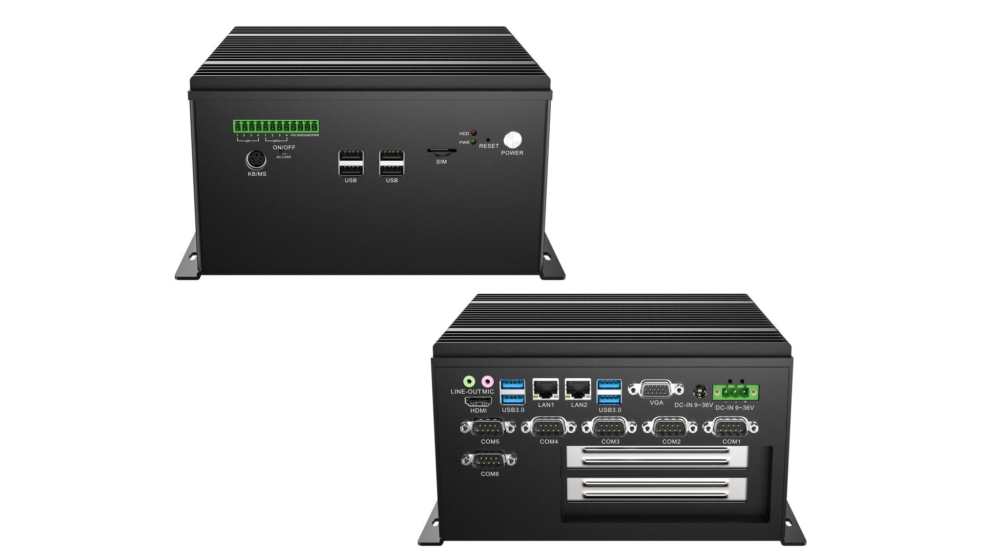 Darveen MBC-7102 Intel Core I7 Fanless Industrial Embedded Box Computer