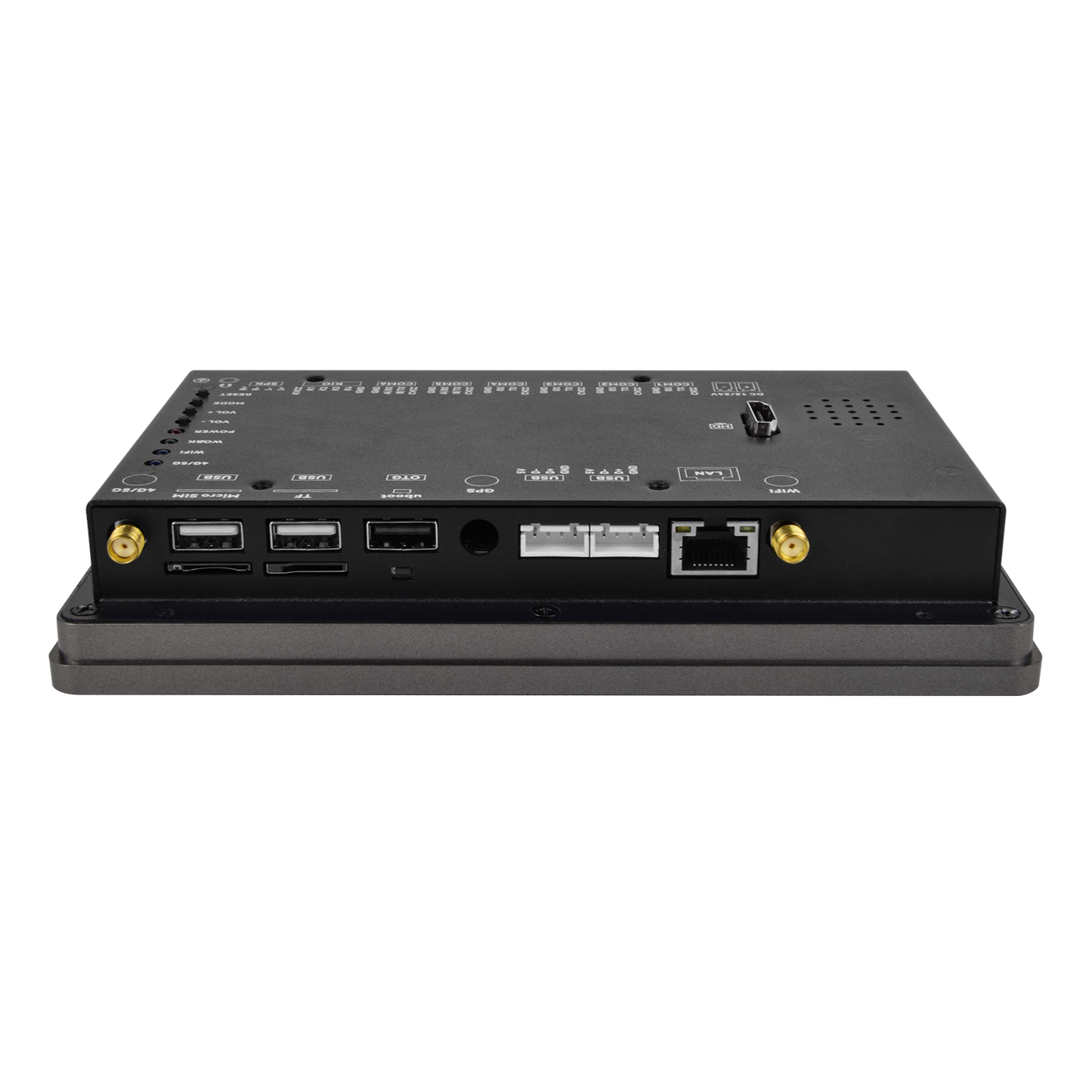 7" inch RK3568 2x INT SPK All in One HMI Android Panel PC, ControlHUB Series, IPS LCD, ABS Frame