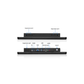 21.5" inch Industrial Flat Panel PC Windows J1900 4GB DDR3 64GB All In One PC with Capacitive Touch – Mount Type S - Side