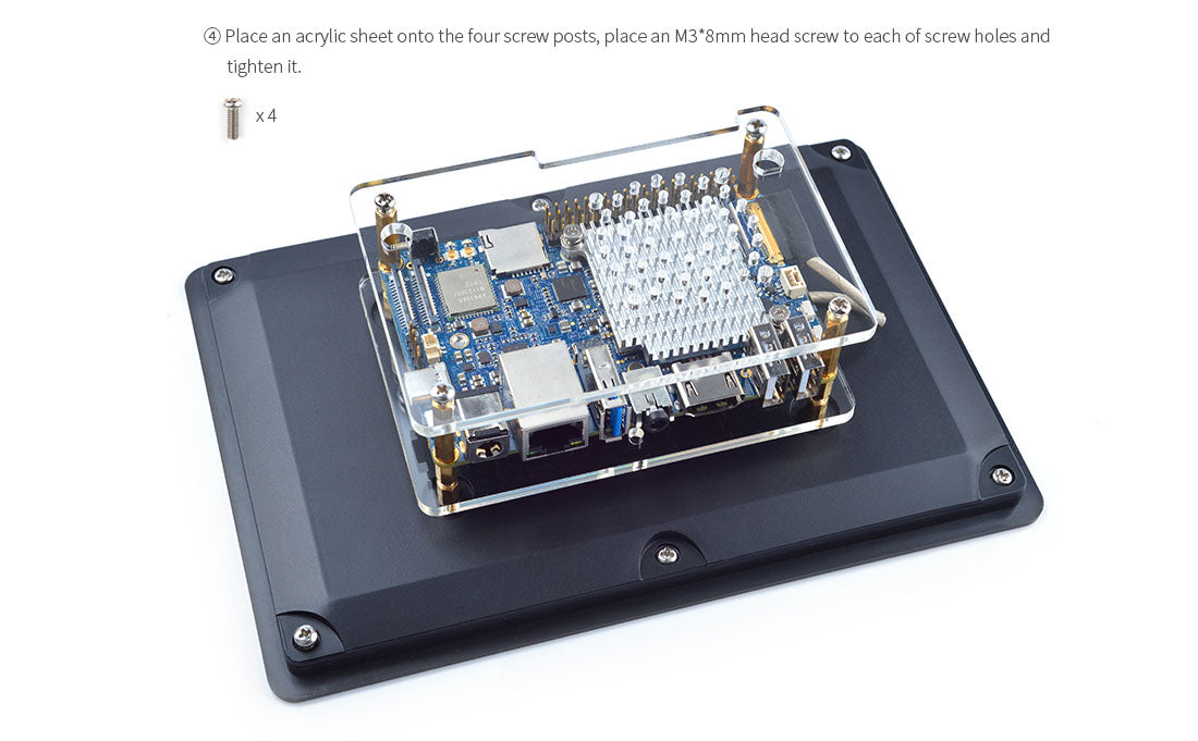 7inch eDP LCD Display with Cap-Touch (HD702E)