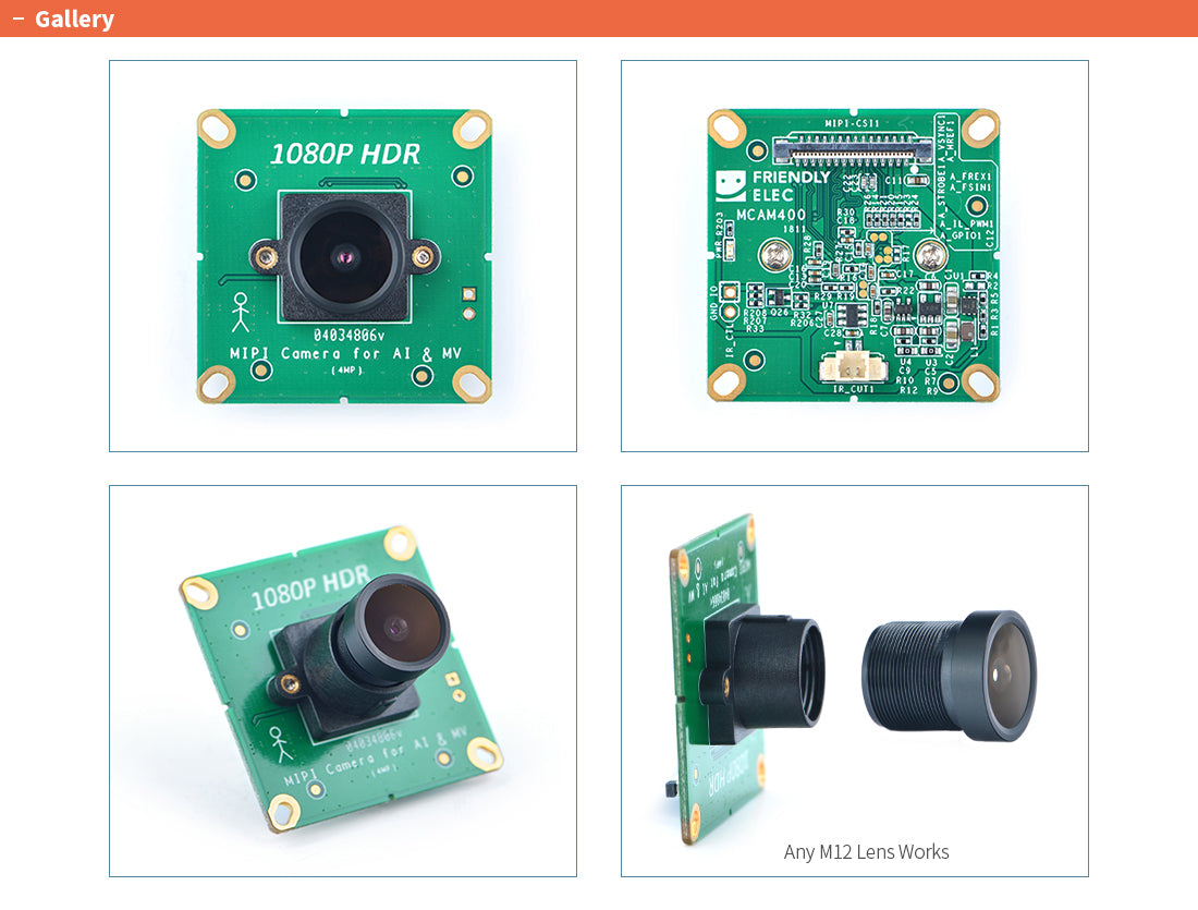 1080P HDR MIPI Camera - MCAM400