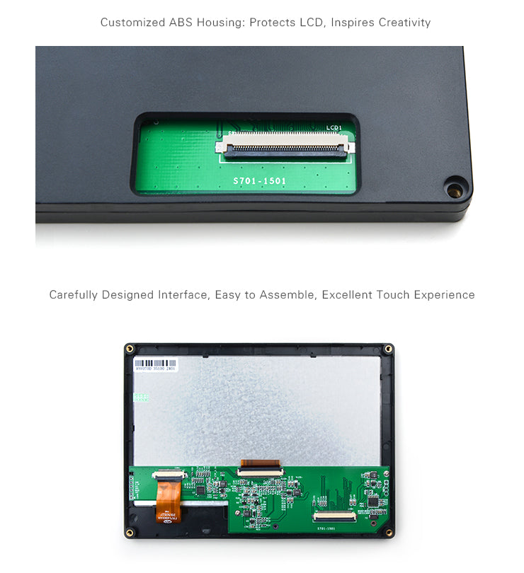 S701 7inch capacitive touch screen LCD 800x480