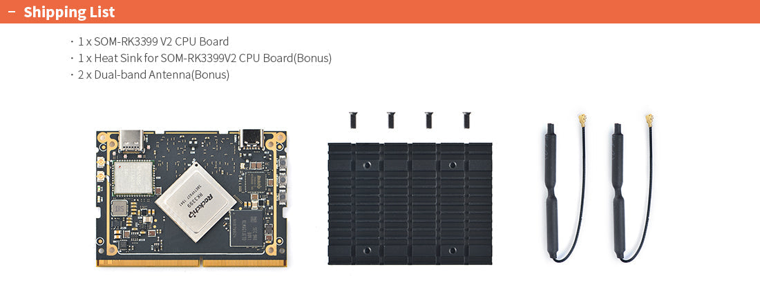 Friendly Elec SOM-RK3399V2 Development Kit