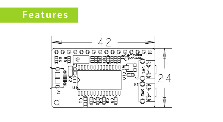 USB port 1602 LCD Module for Pi (LCD2USB)