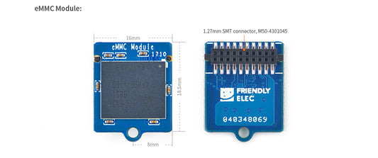 8GB eMMC 5.1 Module for NanoPi